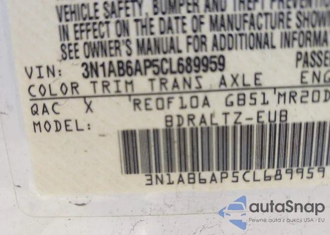 3N1AB6AP5CL689959: 43658225