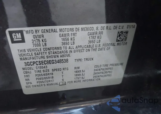 3GCPCSEC8EG348538: 43658281