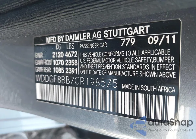 WDDGF8BB7CR198575: 43658396