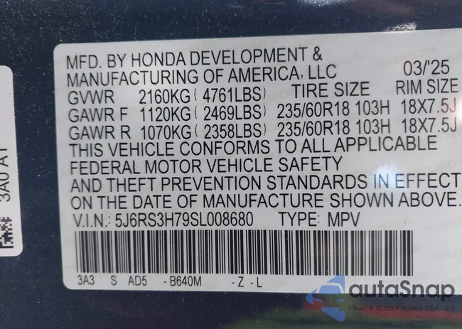 5J6RS3H79SL008680: 43658475