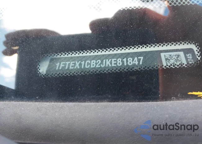 1FTEX1CB2JKE81847: 43658727