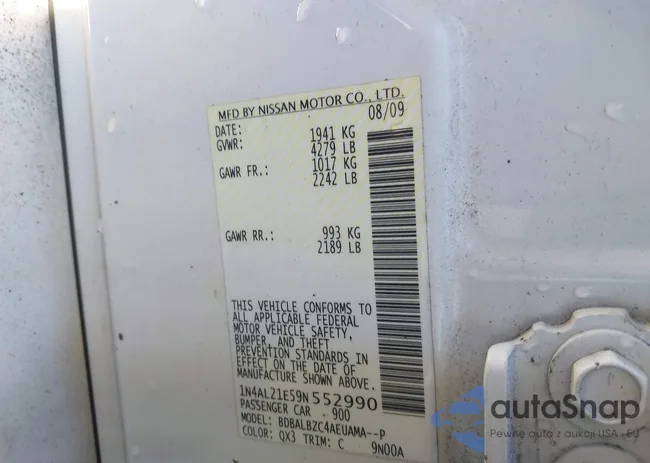 1N4AL21E59N552990: 43657804