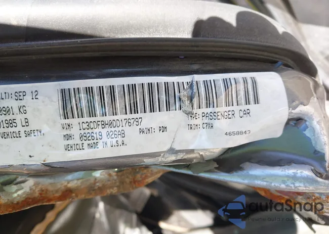 1C3CDFBH0DD176797: 43659262