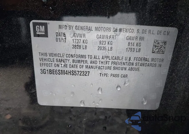 3G1BE6SM4HS572327: 43659347