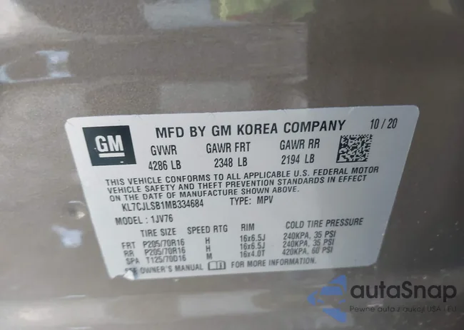 KL7CJLSB1MB334684: 43659379