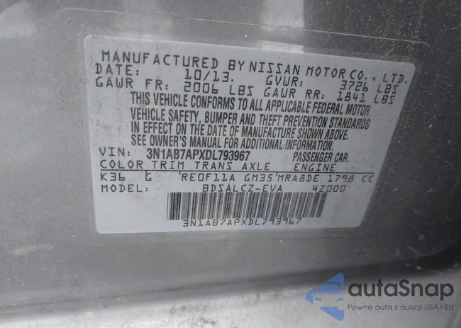 3N1AB7APXDL793967: 43660252