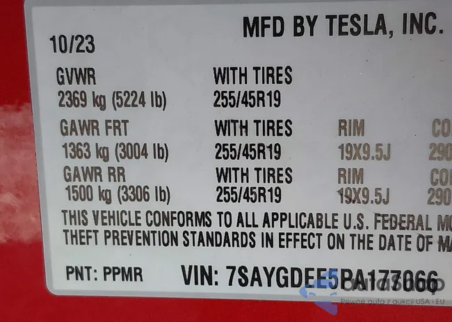 7SAYGDEE5PA177066: 43660417