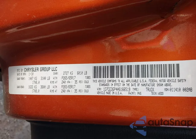 1D7CE3GP4AS166519: 43660435