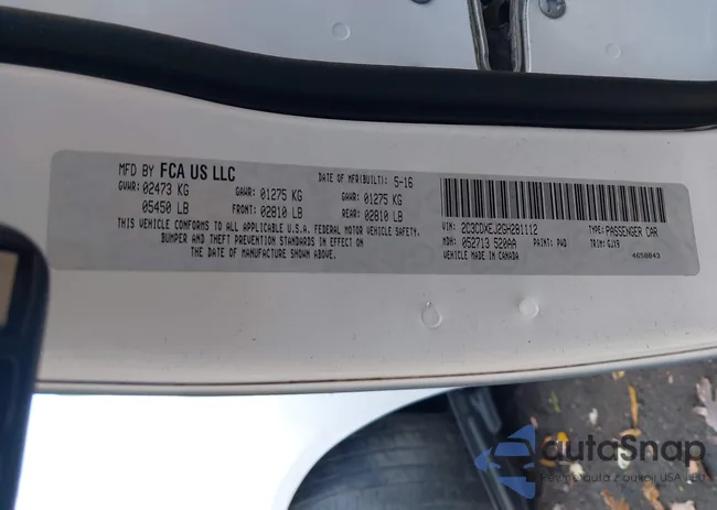 2C3CDXEJ2GH281112: 43660662