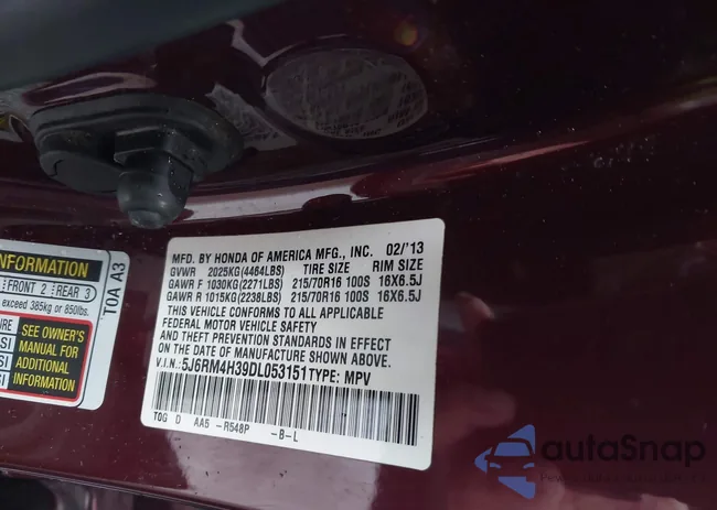 5J6RM4H39DL053151: 43660725