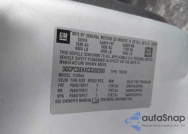 3GCPCSEAXCG202900: 43660764