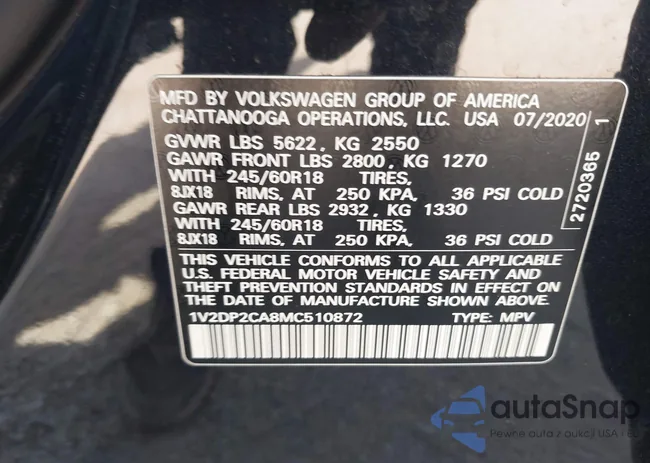 1V2DP2CA8MC510872: 43659926