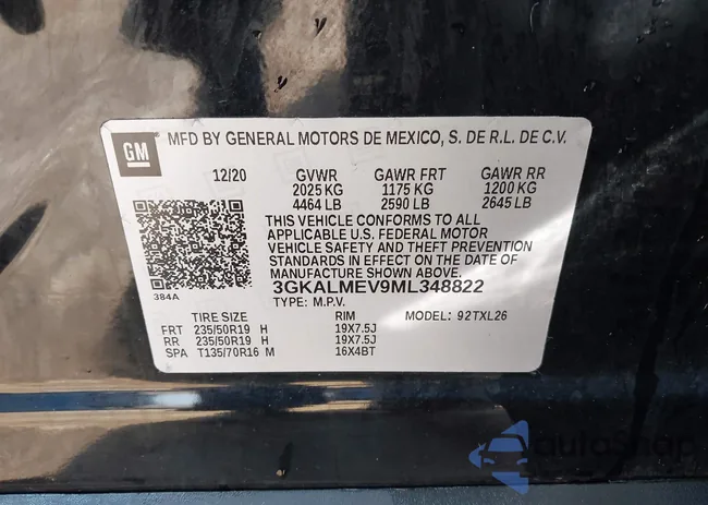 3GKALMEV9ML348822: 43660146