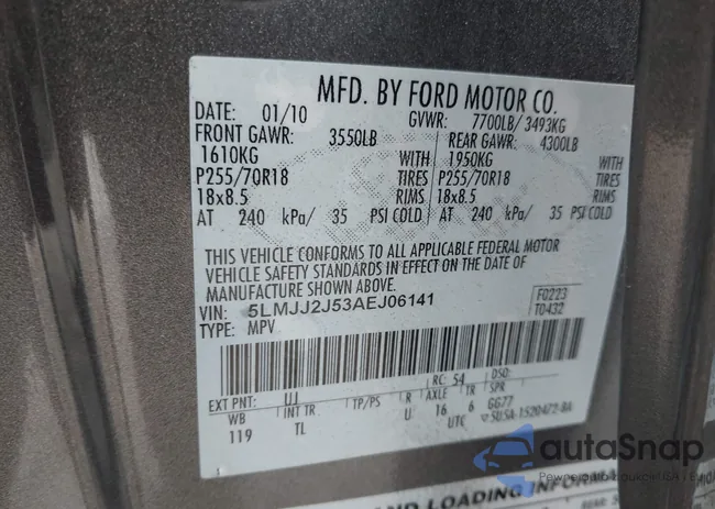 5LMJJ2J53AEJ06141: 43661260