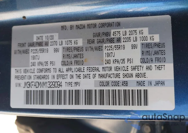 JM3KFADMXM1329094: 43661403