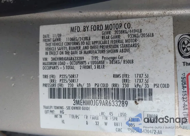 3MEHM0JG9AR633289: 43661527