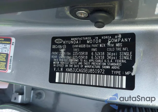 KM8JUCAG5EU851972: 43661709