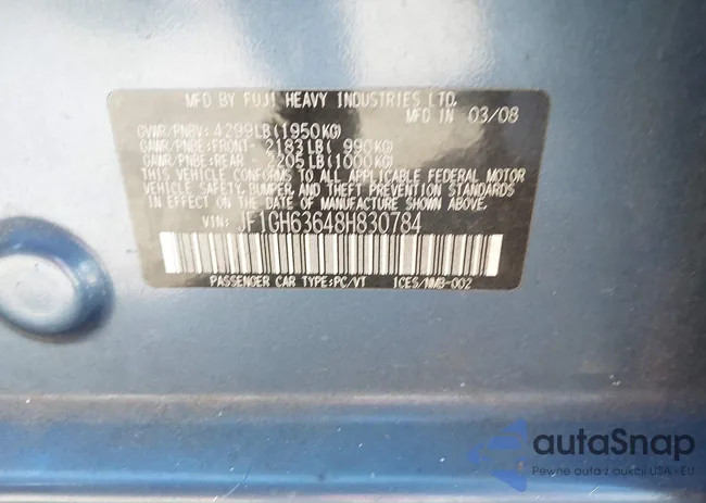 JF1GH63648H830784: 43661753