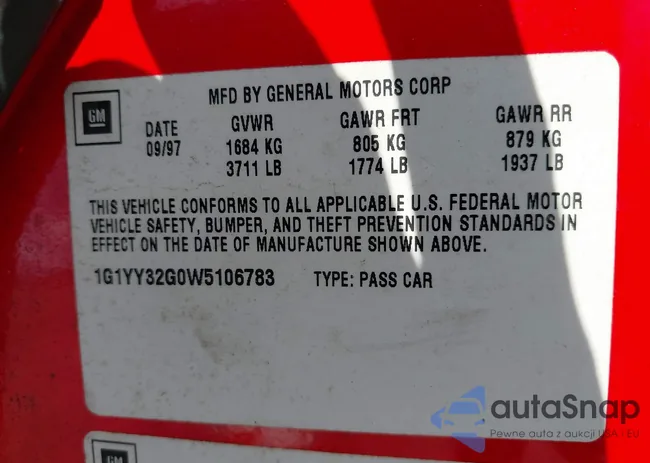 1G1YY32G0W5106783: 43660896