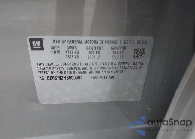 3G1BE6SM2HS556384: 43660903