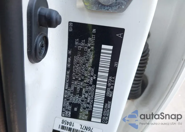 5TDYY5G12AS025620: 43660913