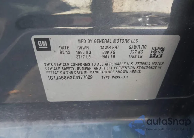 1G1JA5SHXC4177629: 43661059