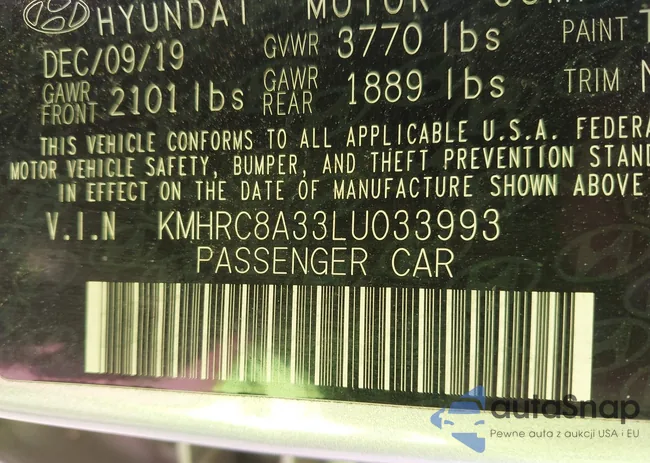 KMHRC8A33LU033993: 43661104