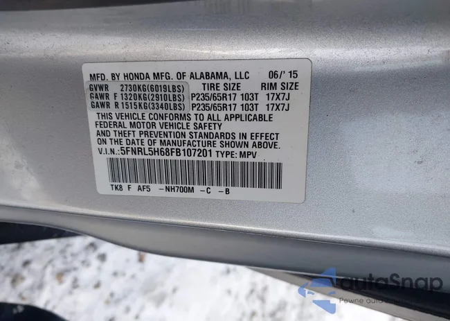 5FNRL5H68FB107201: 43662391