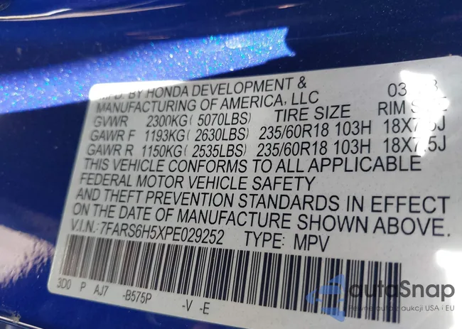 7FARS6H5XPE029252: 43662461