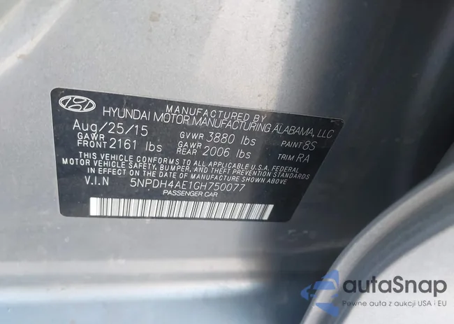 5NPDH4AE1GH750077: 43661948