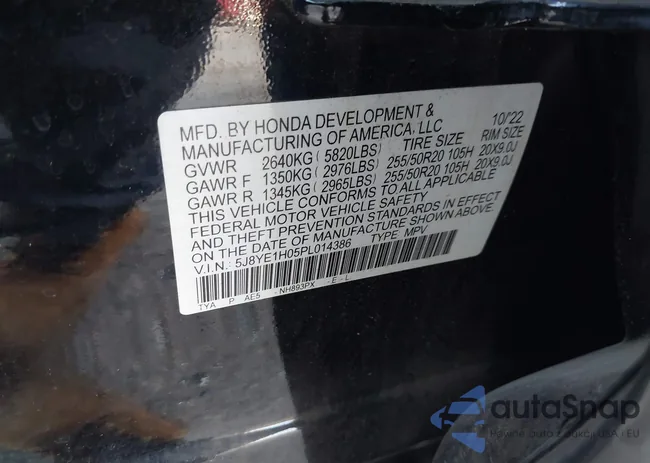 5J8YE1H05PL014386: 43661963