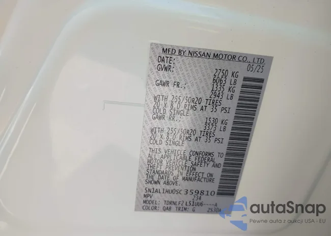 5N1AL1HU0SC359810: 43662891