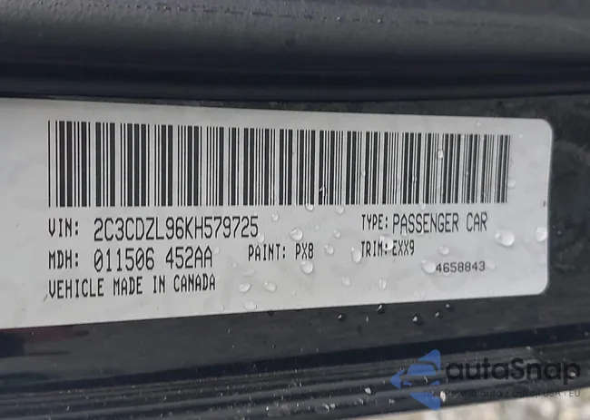 2C3CDZL96KH579725: 43662959