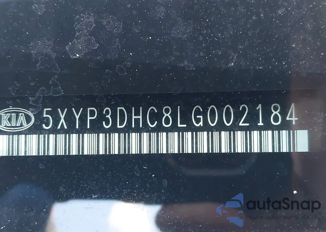 5XYP3DHC8LG002184: 43662985