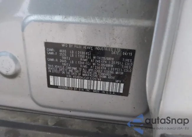 4S4BSAJC4F3326744: 43664189