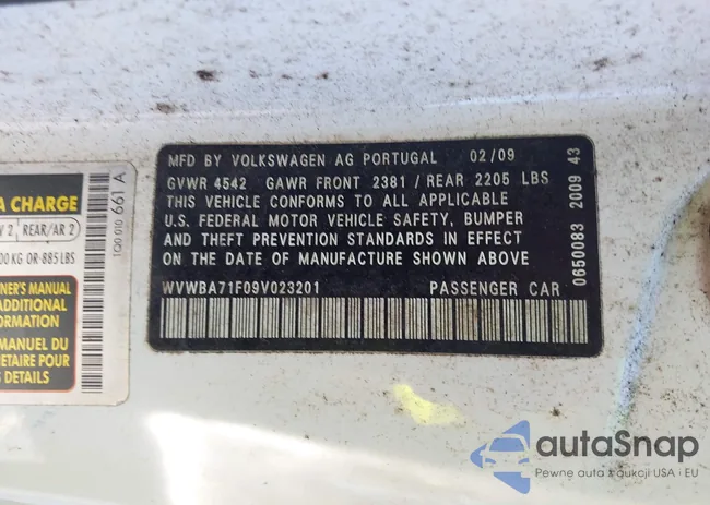 WVWBA71F09V023201: 43664209