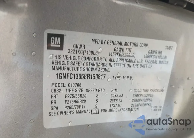 1GNFC13058R150817: 43664541