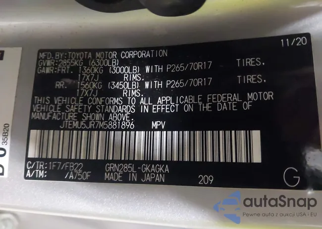 JTEMU5JR7M5881896: 43664560