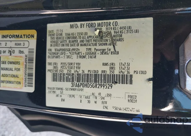 3FA6P0HD5GR299529: 43664629