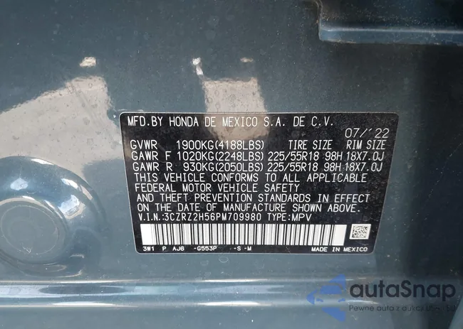 3CZRZ2H56PM709980: 43663987