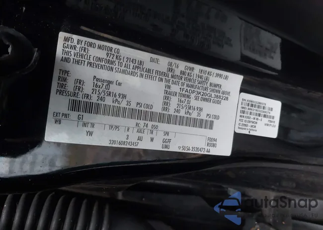 1FADP3K20GL388228: 43664056