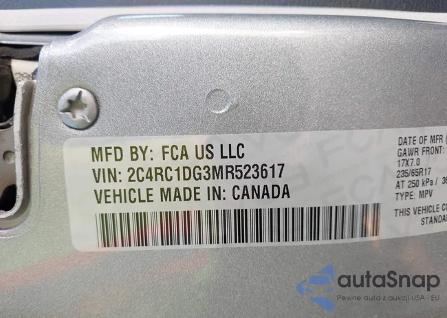 2C4RC1DG3MR523617: 43665326