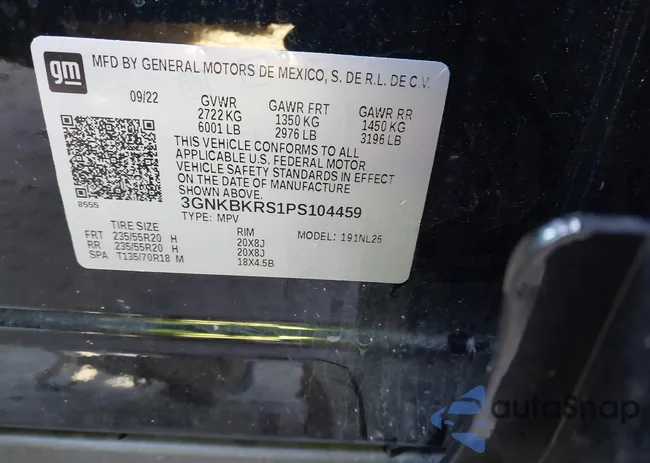 3GNKBKRS1PS104459: 43665529