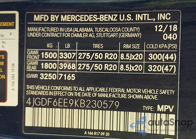 4JGDF6EE9KB230579: 43664938