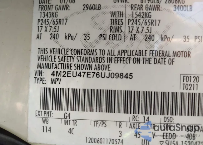 4M2EU47E76UJ09845: 43665056