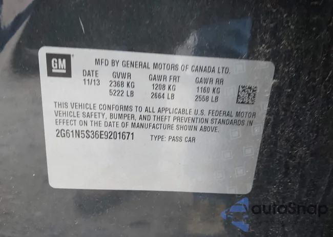 2G61N5S36E9201671: 43666358