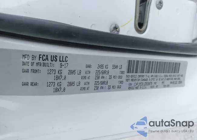 1C4PJMCB1JD526079: 43666494