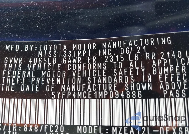 5YFP4MCE1MP094886: 43666655