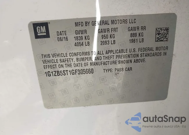 1G1ZB5ST1GF305660: 43666771