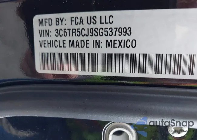 3C6TR5CJ9SG537993: 43665789